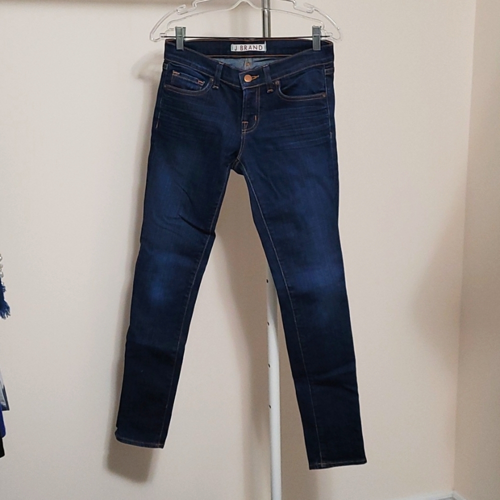 J Brand Blue Skinny Jeans 25